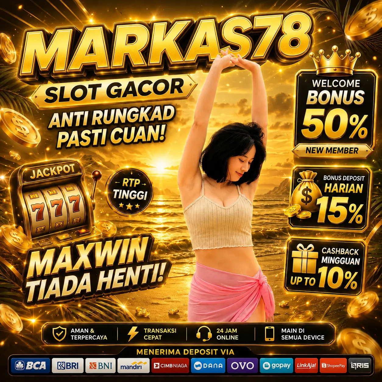 MARKAS78 Banner
